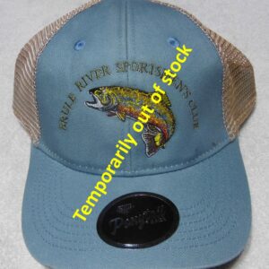 River Sportsman Fish Trucker Hat Navy | River Sportsman